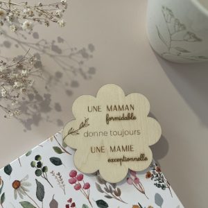 Magnet  fleur, maman formidable