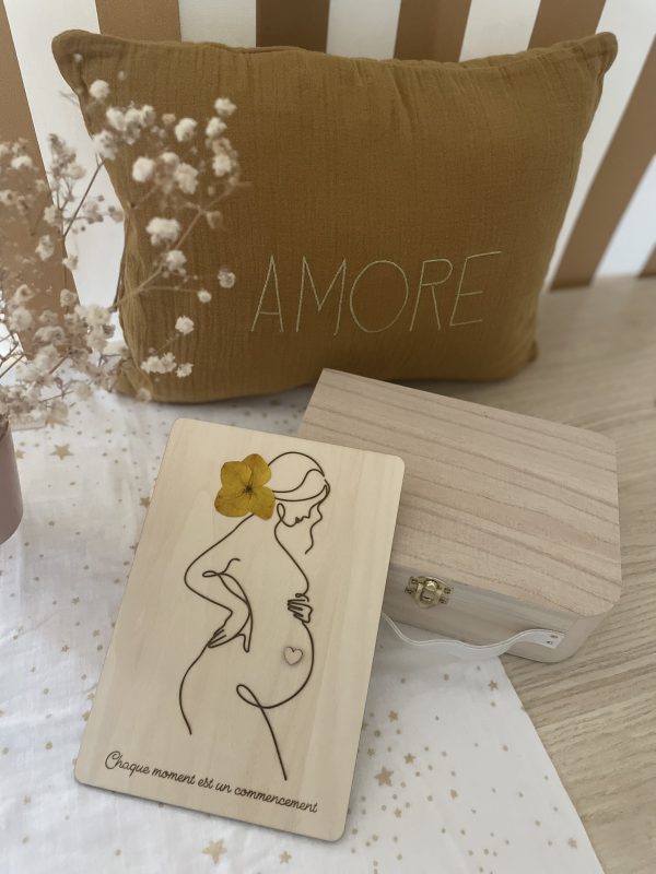 Pancarte en bois portrait – Image 2