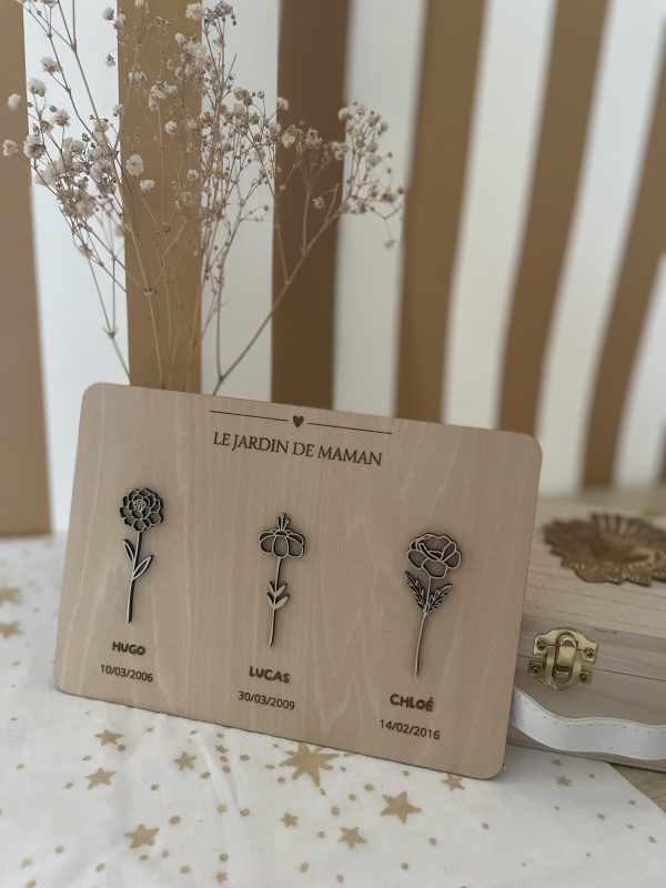 Pancarte en bois  le jardin de…  – Image 2
