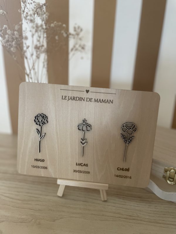 Pancarte en bois  le jardin de… 