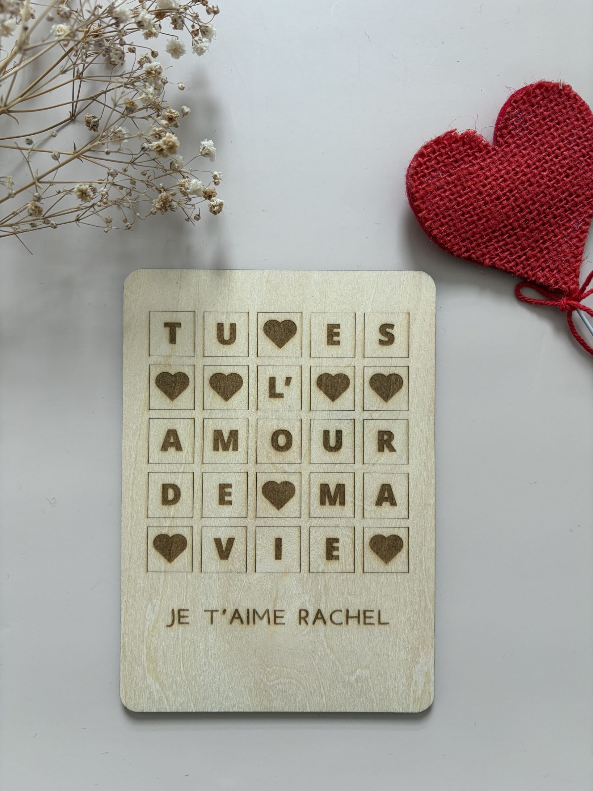Plaque message d'amour – Image 3