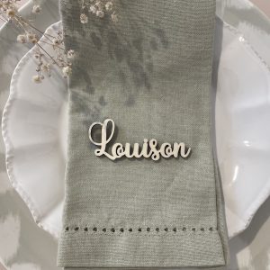 Marque place prénom