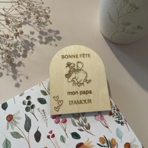 Magnet arche mon papa d'amour