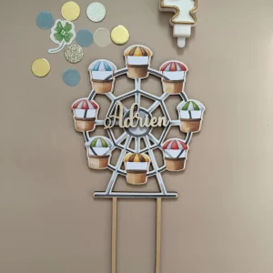 Topper cake FÊTE FORAINE