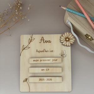 Panneau de rentrée scolaire
