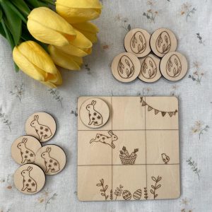 Jeu du morpion PÂQUES