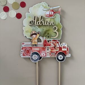 Topper cake POMPIER