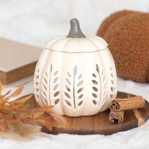 AUTOMNE Brûle-parfum CITROUILLE AJOUREE