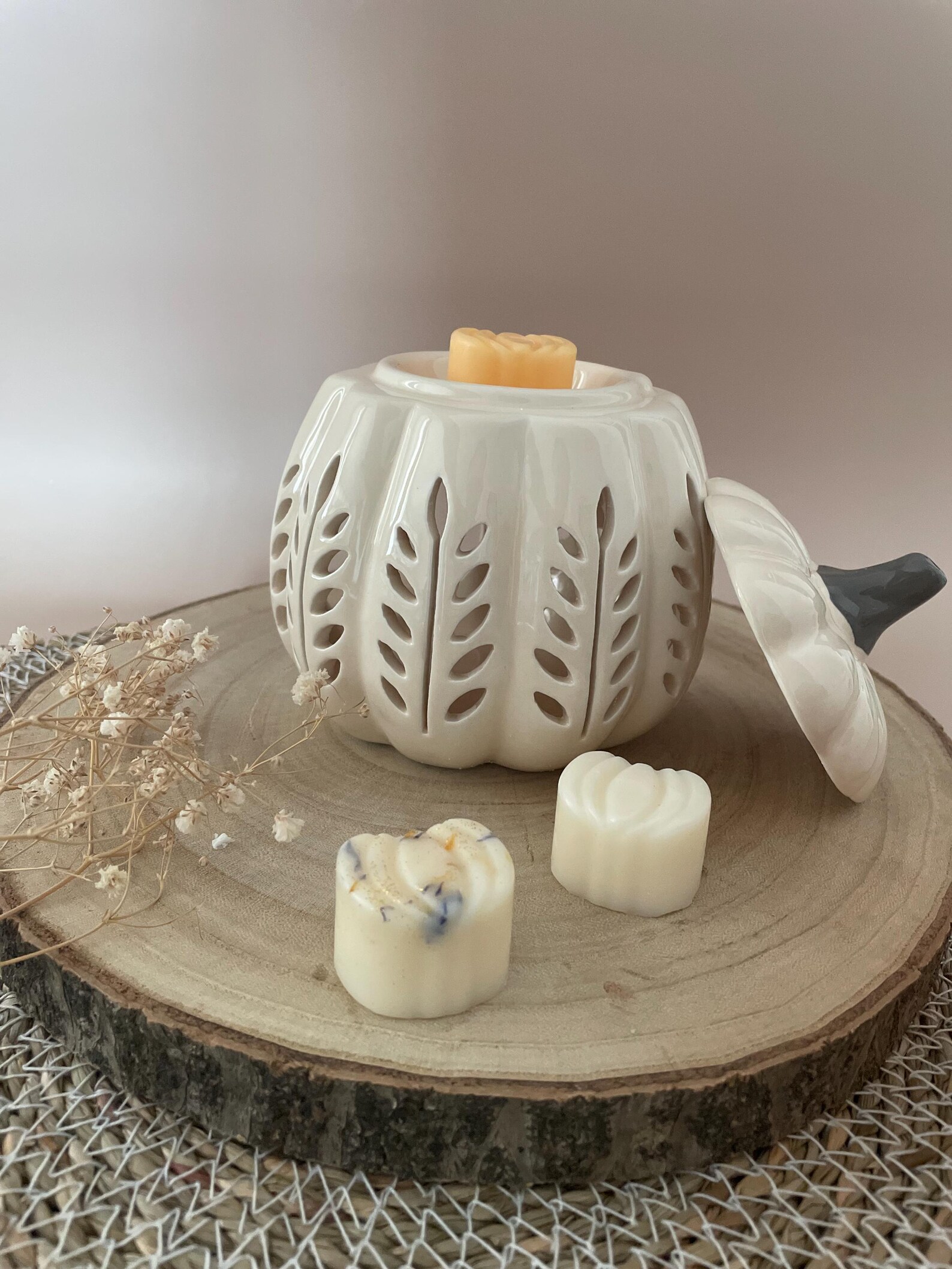 AUTOMNE Brûle-parfum CITROUILLE AJOUREE – Image 2